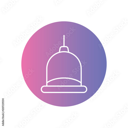 Cupping Therapy Cups vector icon stock illustration