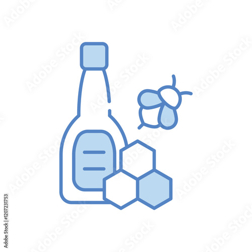 Honey Liqueur vector icon