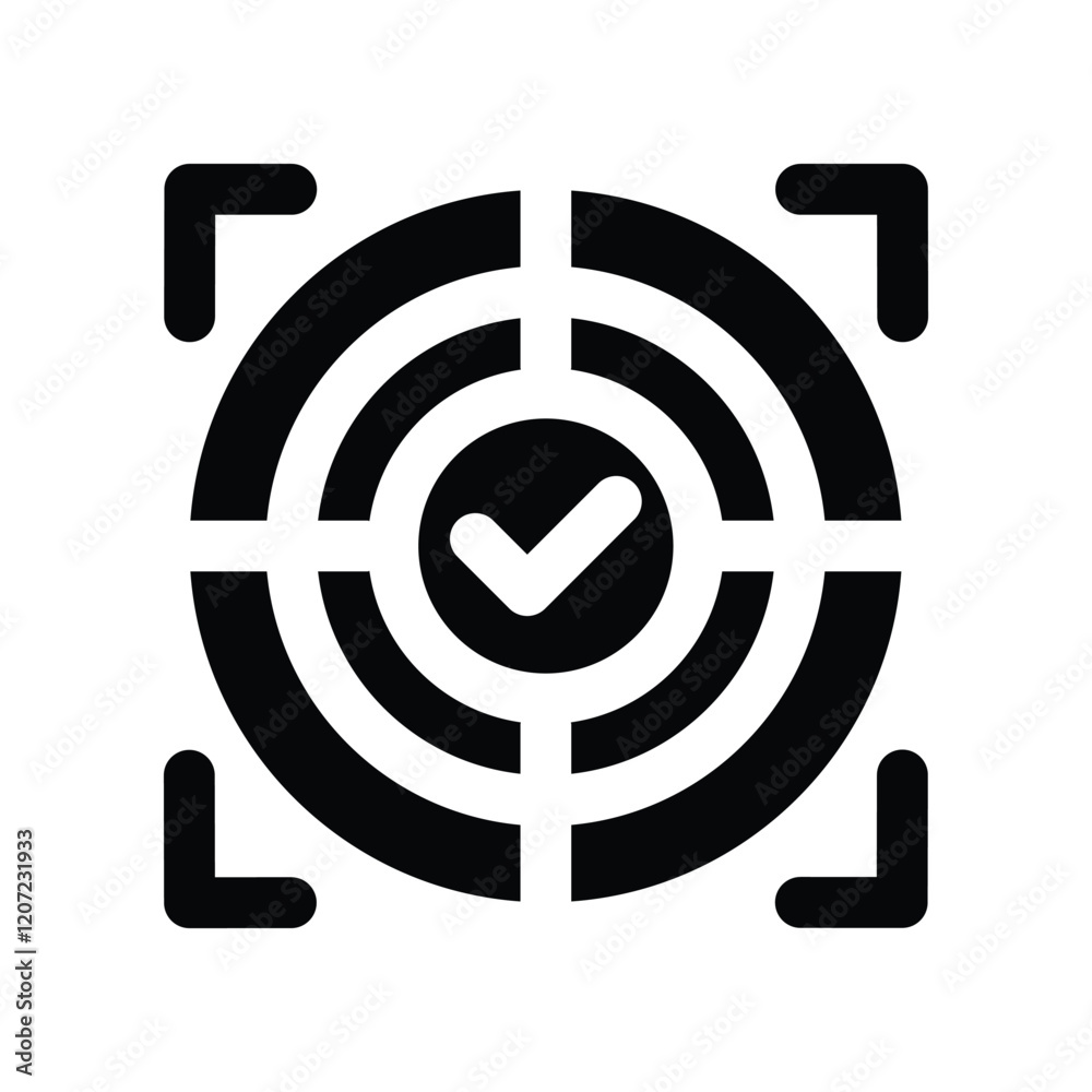 target solid icon. vector icon for your website, mobile, presentation, and logo design. target solid icon. vector icon for your website, mobile, presentation, and logo design.