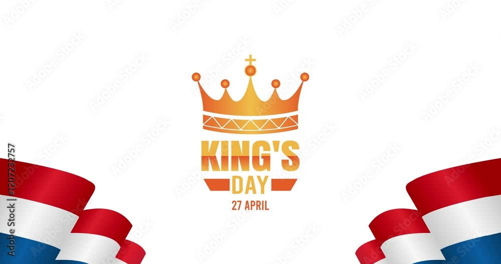king's day motion video, ideal for king's day celebration