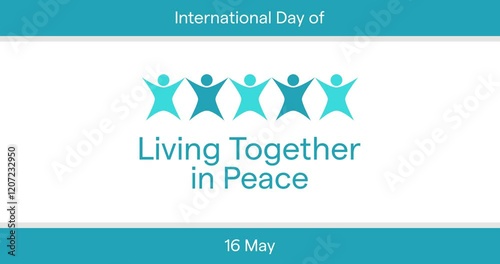 international day of living together in peace motion video, ideal for international day of living together in peace celebration