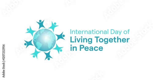 international day of living together in peace motion video, ideal for international day of living together in peace celebration