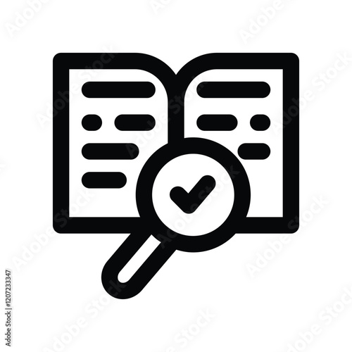 dictionary line icon. vector icon for your website, mobile, presentation, and logo design.