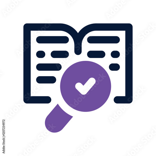dictionary dual tone icon. vector icon for your website, mobile, presentation, and logo design.