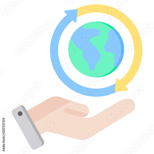 Sustainability Flat Icon