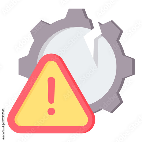 Disruption Flat Icon