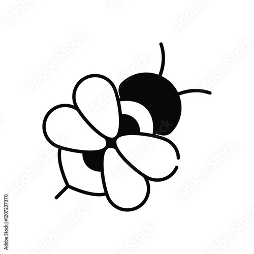 Honey Bee vector icon