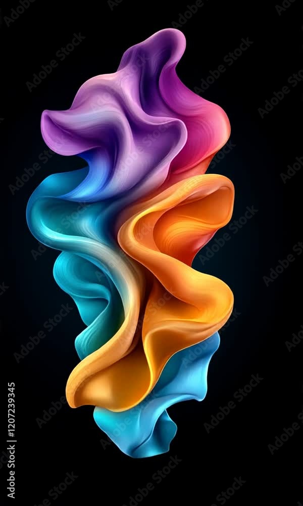 Tech Art Abstract Creative Colorful Fluid kv visual design Tech Art Abstract Creative Colorful Fluid kv visual design