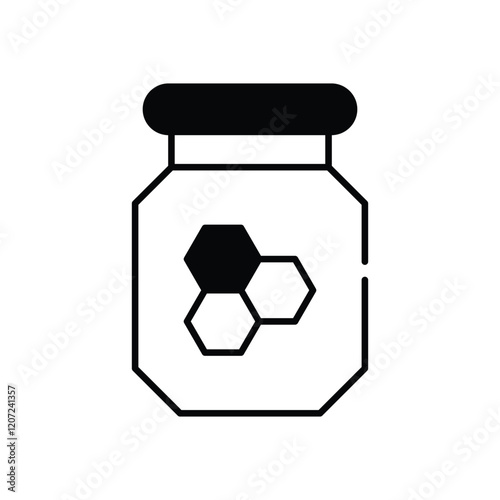 Buckwheat Honey vector icon