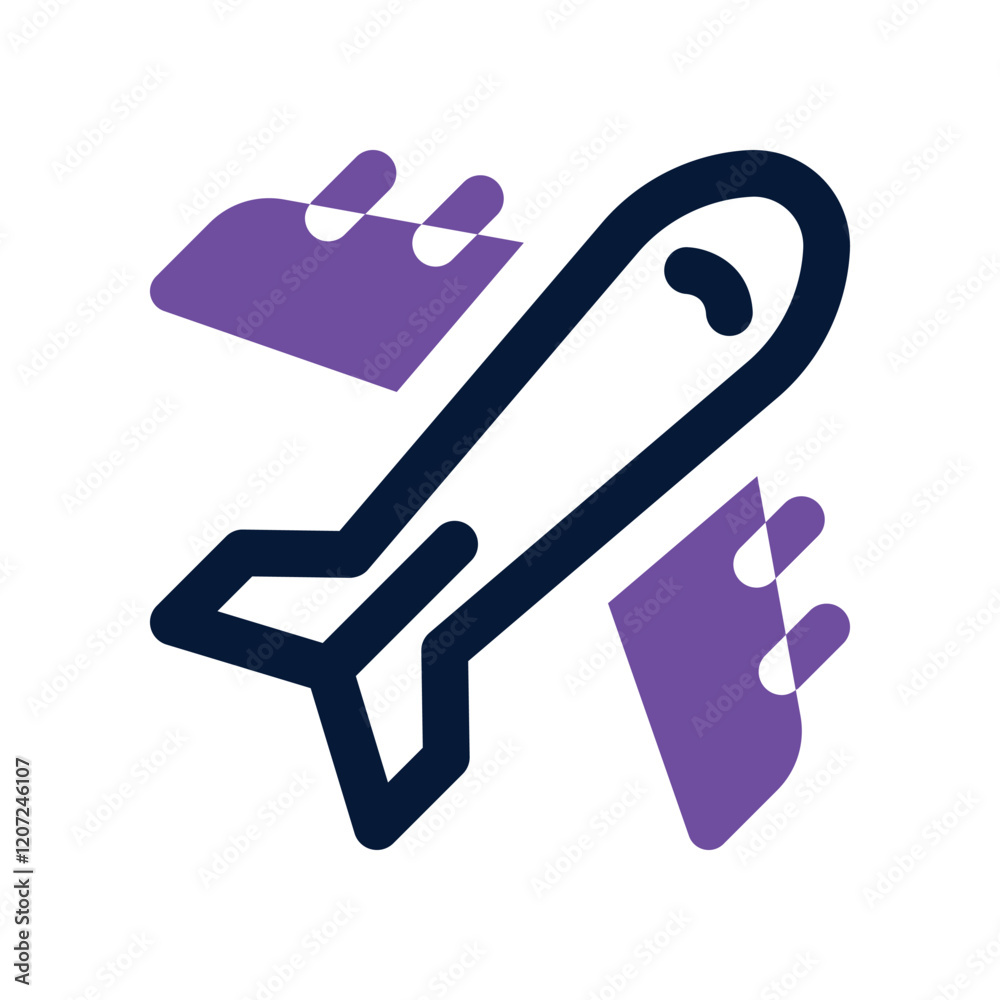 airplane icon. vector dual tone icon for your website, mobile, presentation, and logo design. airplane icon. vector dual tone icon for your website, mobile, presentation, and logo design.