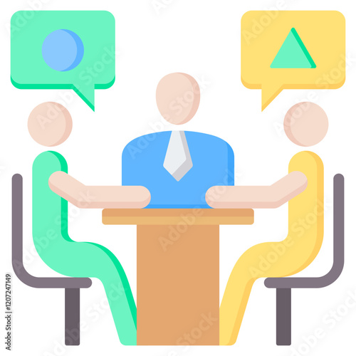 Discussion Flat Icon
