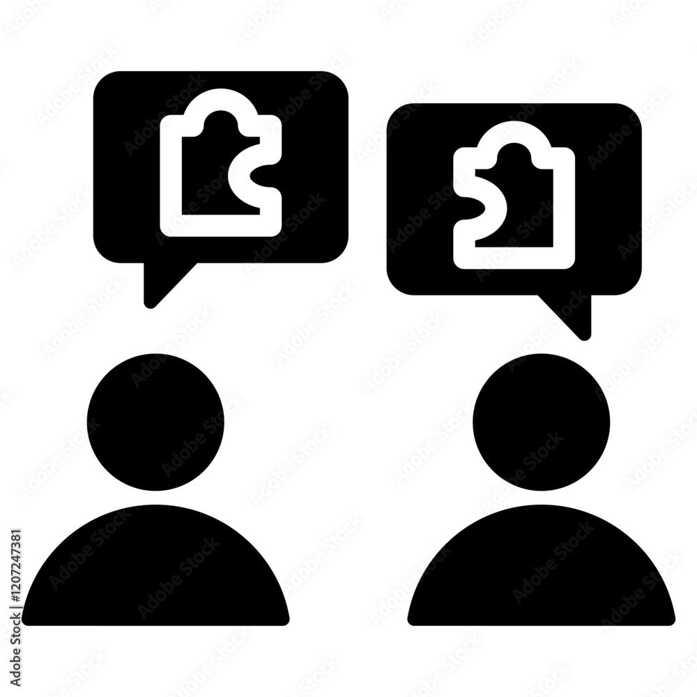Discussion Glyph Icon Discussion Glyph Icon