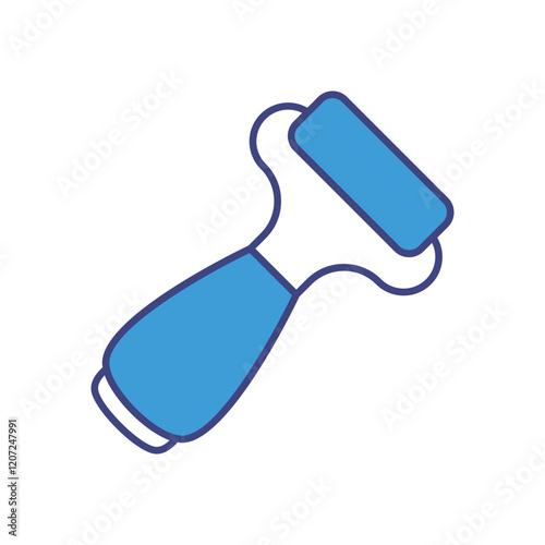 Guasha Massager vector icon stock illustration
