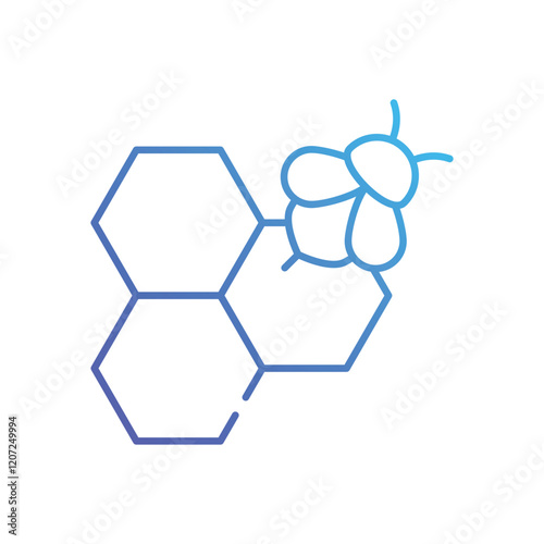 Honeycomb vector icon