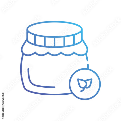 Organic Honey vector icon