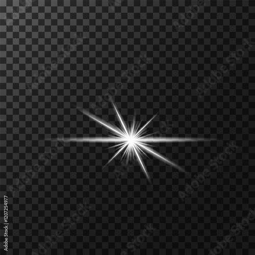black and white stars
