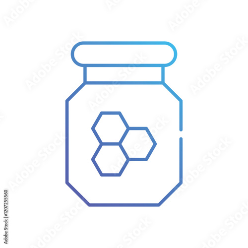 Buckwheat Honey vector icon