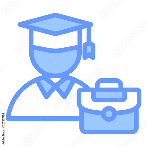 Internship Blue Icon