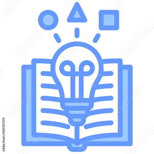 Blended Learning Blue Icon