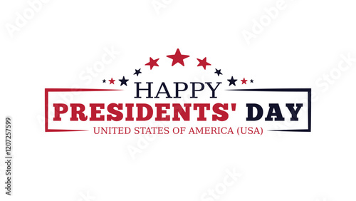 Happy Presidents Day card, Background, poster Vector illustration.