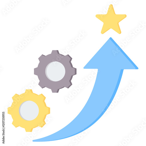 Performance Improvement Flat Icon