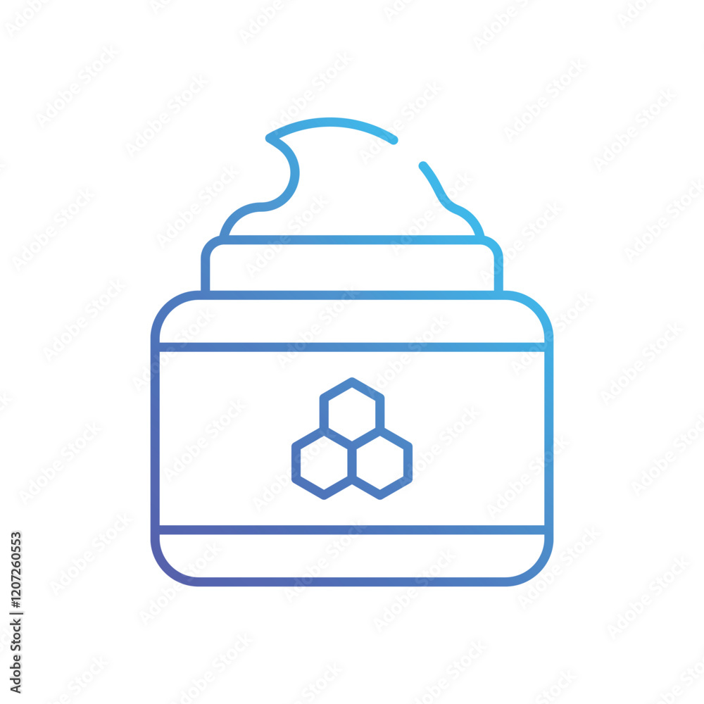 Honey Scrub vector icon