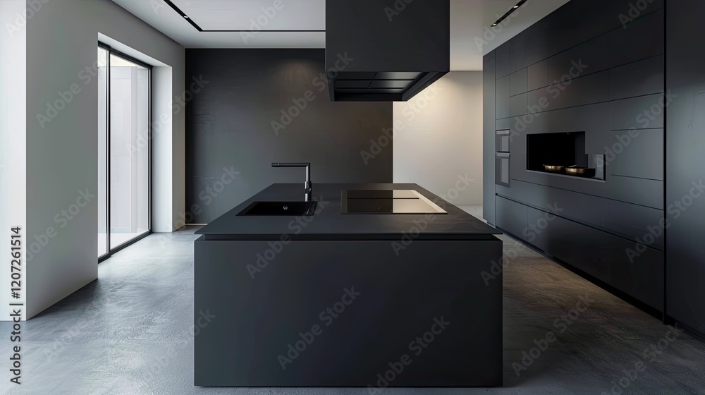 luxury and beautiful kitchen with dinning table luxury and beautiful kitchen with dinning table