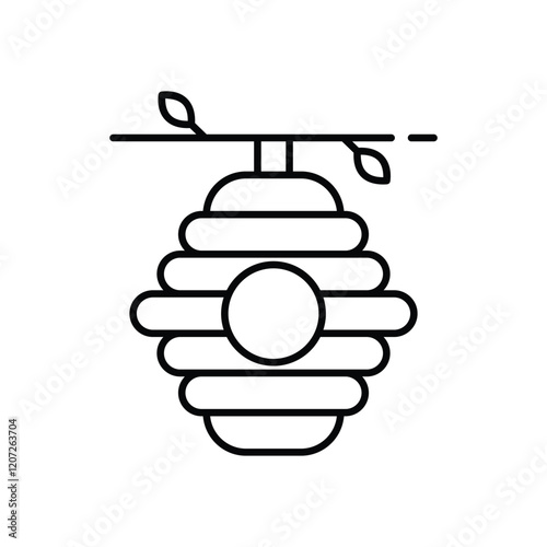 Beehive vector icon
