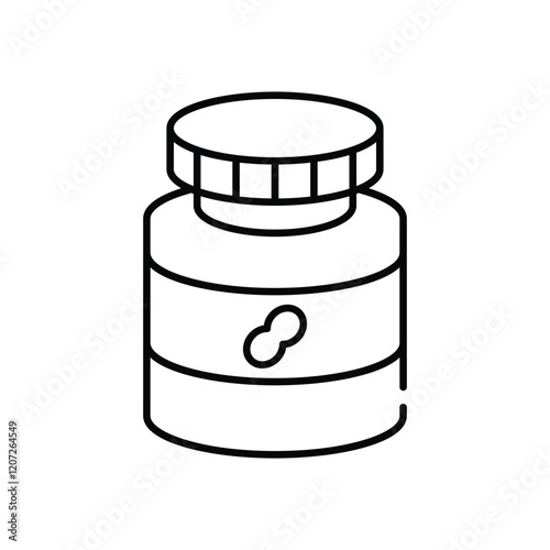 Honey Nut Butter vector icon