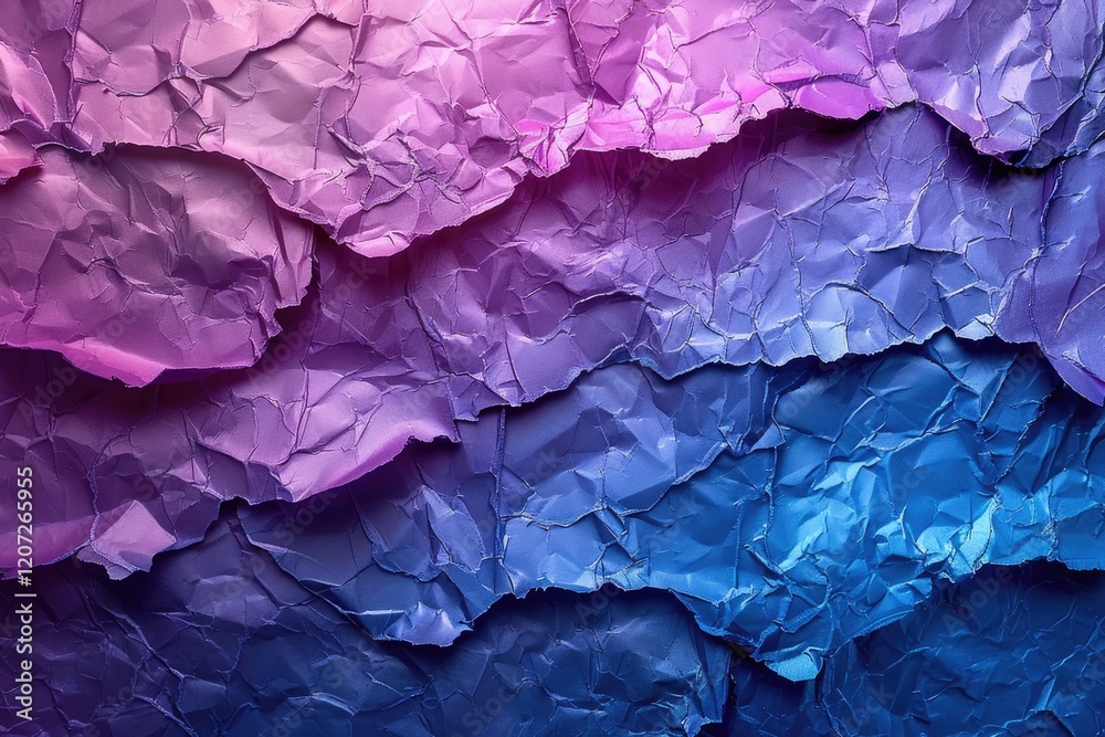 custom made wallpaper toronto digitalAbstract Crumpled Paper Gradient Hues Of Purple And Blue
