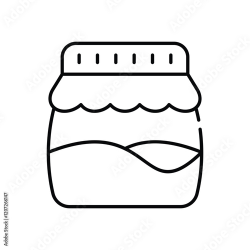 Raw Honey vector icon