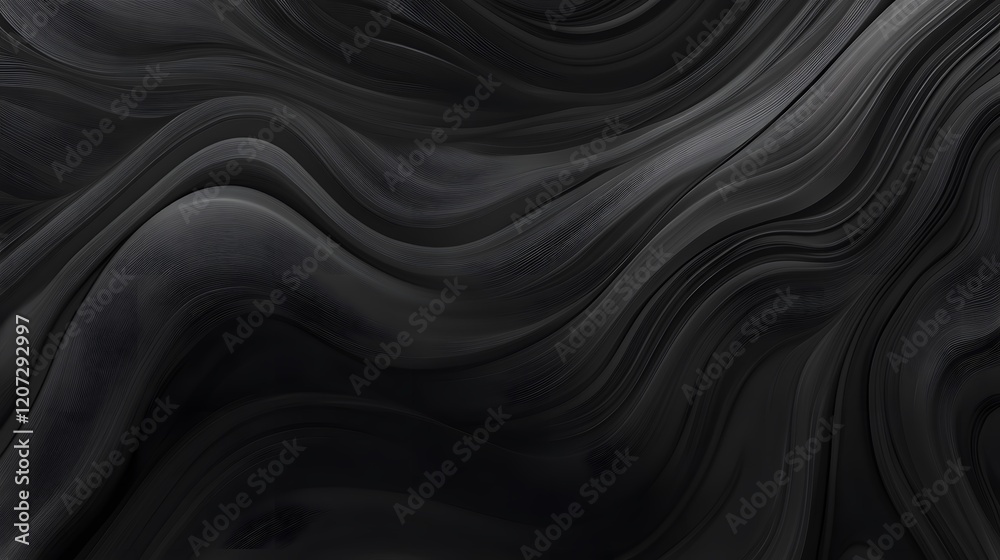 Abstract Dark Gray Wavy Lines Background Abstract Dark Gray Wavy Lines Background