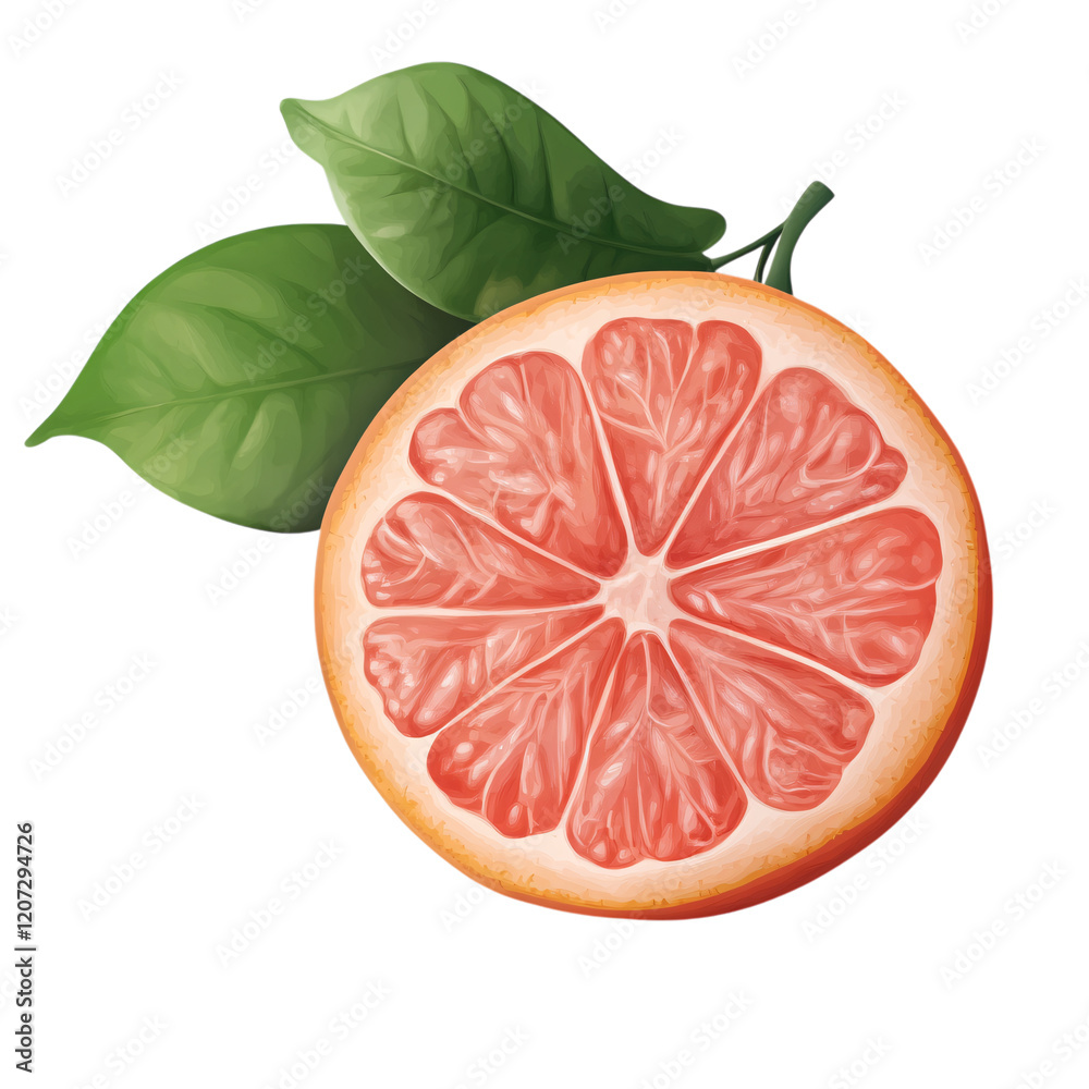 Grapefruit isolated on transparent background Grapefruit isolated on transparent background