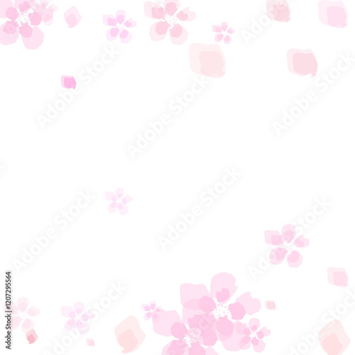 pink background with pink flowers