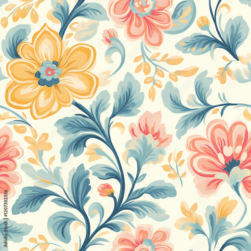 A seamless pattern designed in an Eastern style, Seamless design allows for a perfectly continuous pattern with no visible seams. A seamless pattern designed in an Eastern style, Seamless design allows for a perfectly continuous pattern with no visible seams.