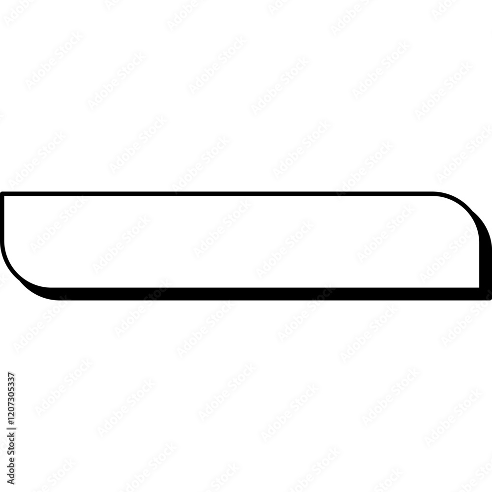 Simple Frame, Speech Bubble, Decoration Frame Title. Vector Icon