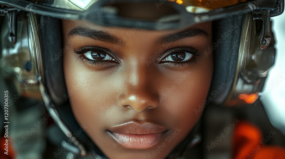 A powerful portrait of a female soldier in combat gear, symbolizing strength and technological integration in modern defense. Perfect for military campaigns and motivational visuals. A powerful portrait of a female soldier in combat gear, symbolizing strength and technological integration in modern defense. Perfect for military campaigns and motivational visuals.