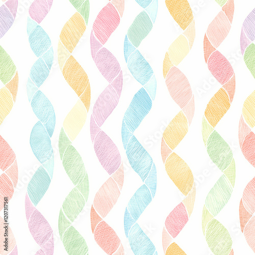 A seamless pattern designed in an Eastern style, Seamless design allows for a perfectly continuous pattern with no visible seams.