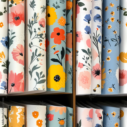 A seamless pattern designed in an Eastern style, Seamless design allows for a perfectly continuous pattern with no visible seams.