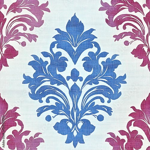A seamless pattern designed in an Eastern style, Seamless design allows for a perfectly continuous pattern with no visible seams.