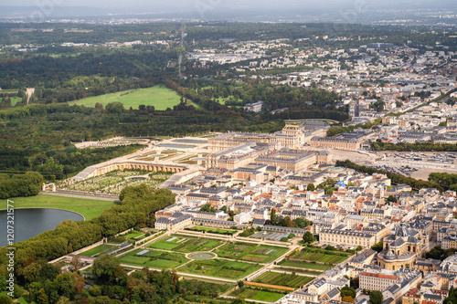 Fototapeta Naklejka Na Ścianę i Meble -  Aerial view - Versailles
