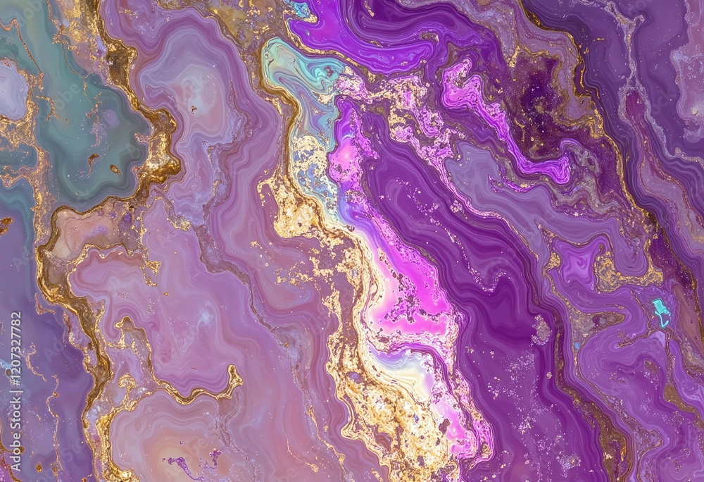 A purple and gold swirl pattern with a gold and purple hue. The pattern is very intricate and has a lot of detail A purple and gold swirl pattern with a gold and purple hue. The pattern is very intricate and has a lot of detail