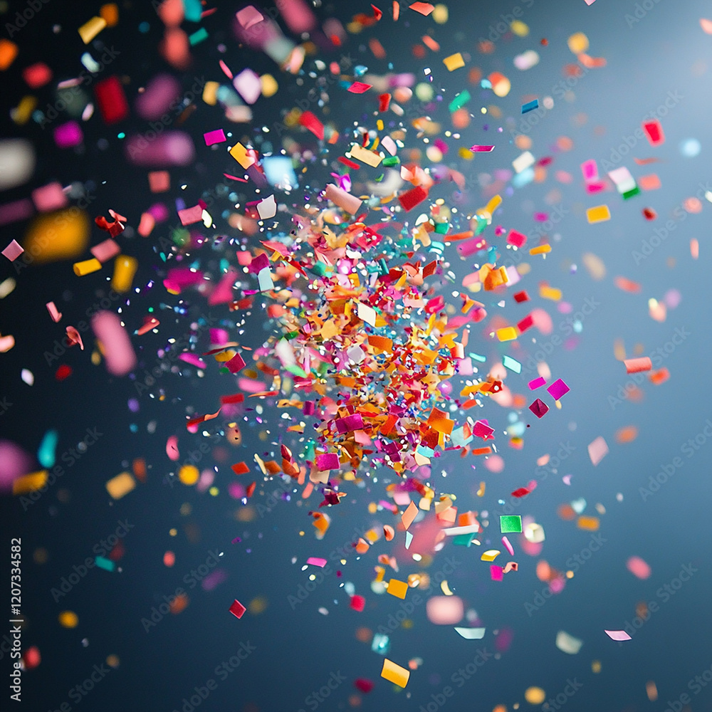 Colorful Confetti Explosion Colorful Confetti Explosion