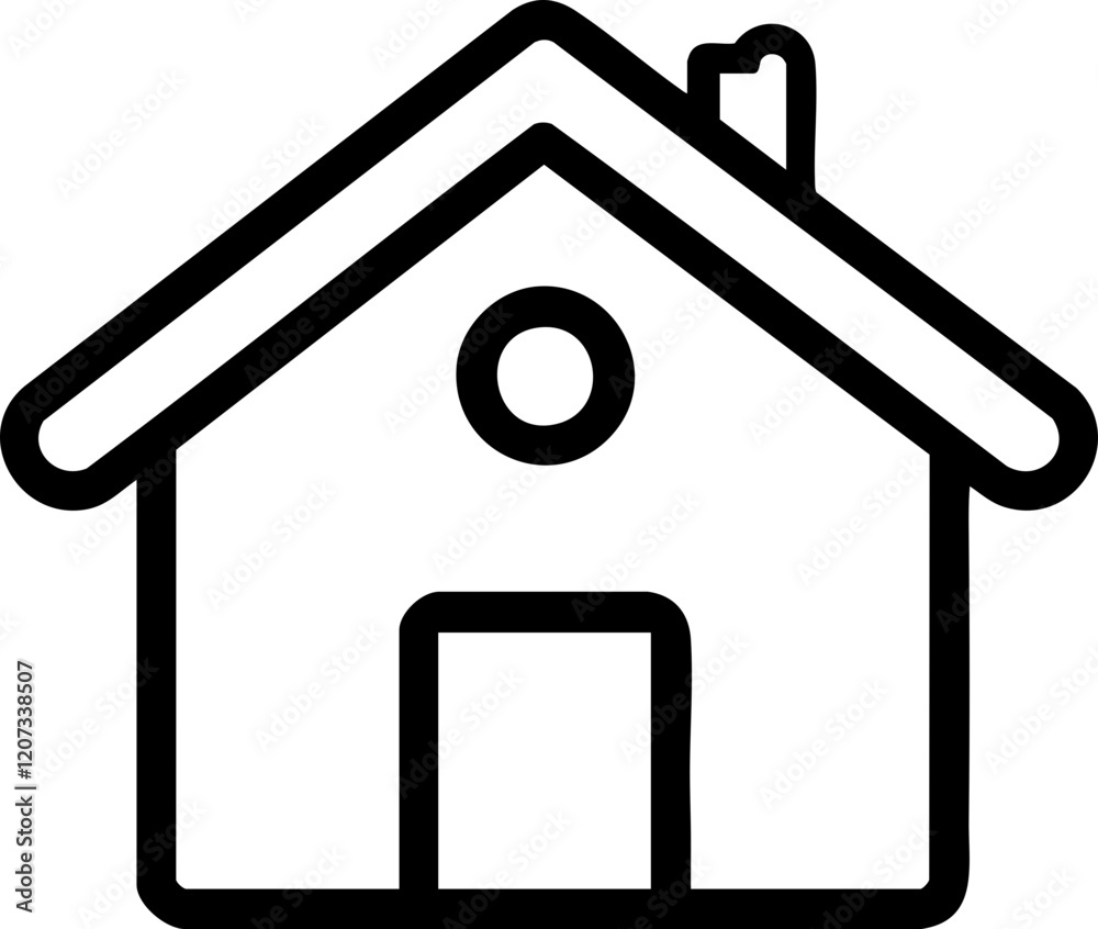 Simple house icon illustration vector Simple house icon illustration vector