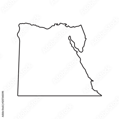 Egypt Map Icon