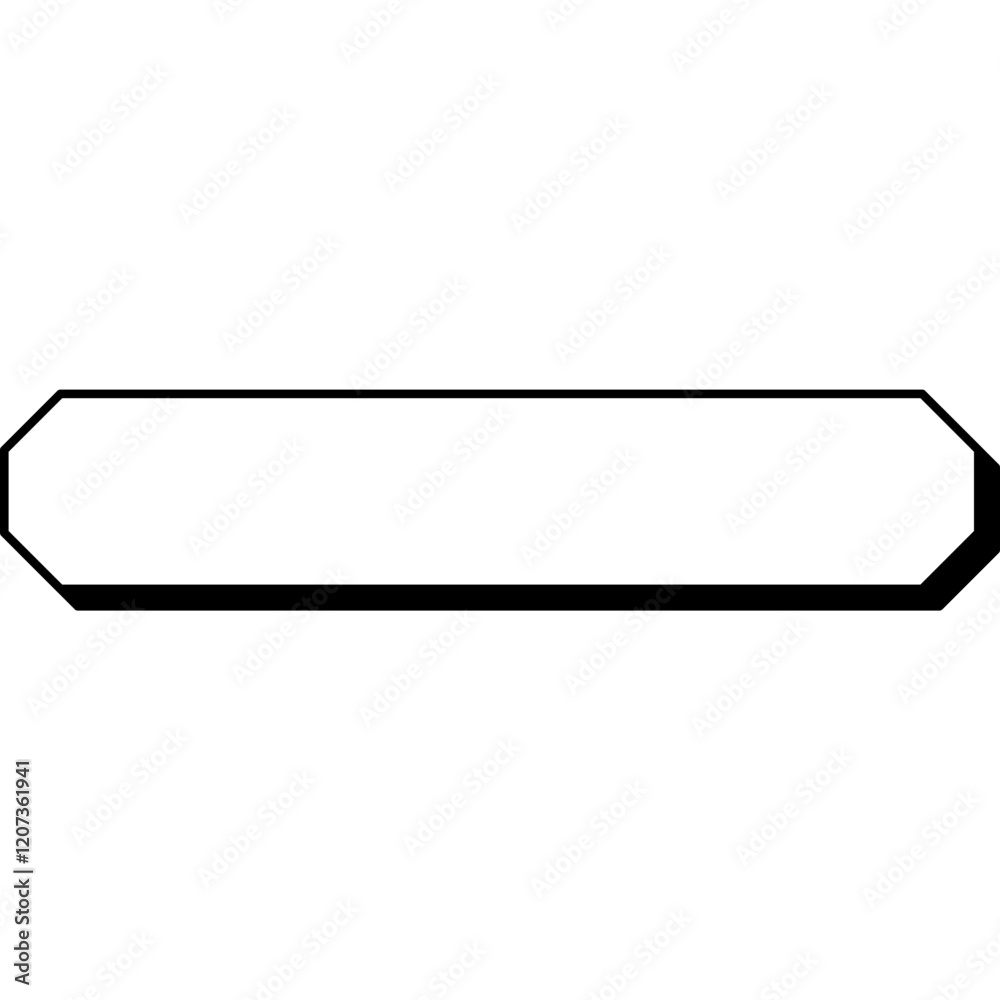 Simple Frame, Speech Bubble, Decoration Frame Title. Vector Icon Simple Frame, Speech Bubble, Decoration Frame Title. Vector Icon