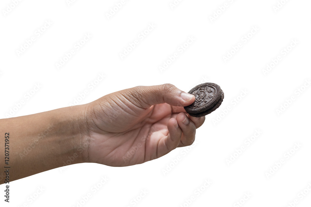 hand holding a stuffed bubble hand holding a stuffed bubble