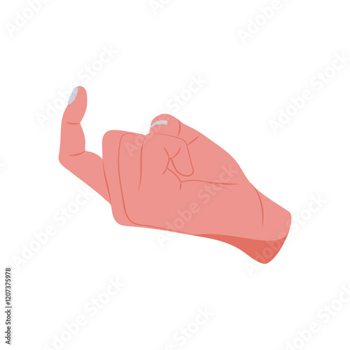 Come Here Hand Gesture Icon, Vector illustration