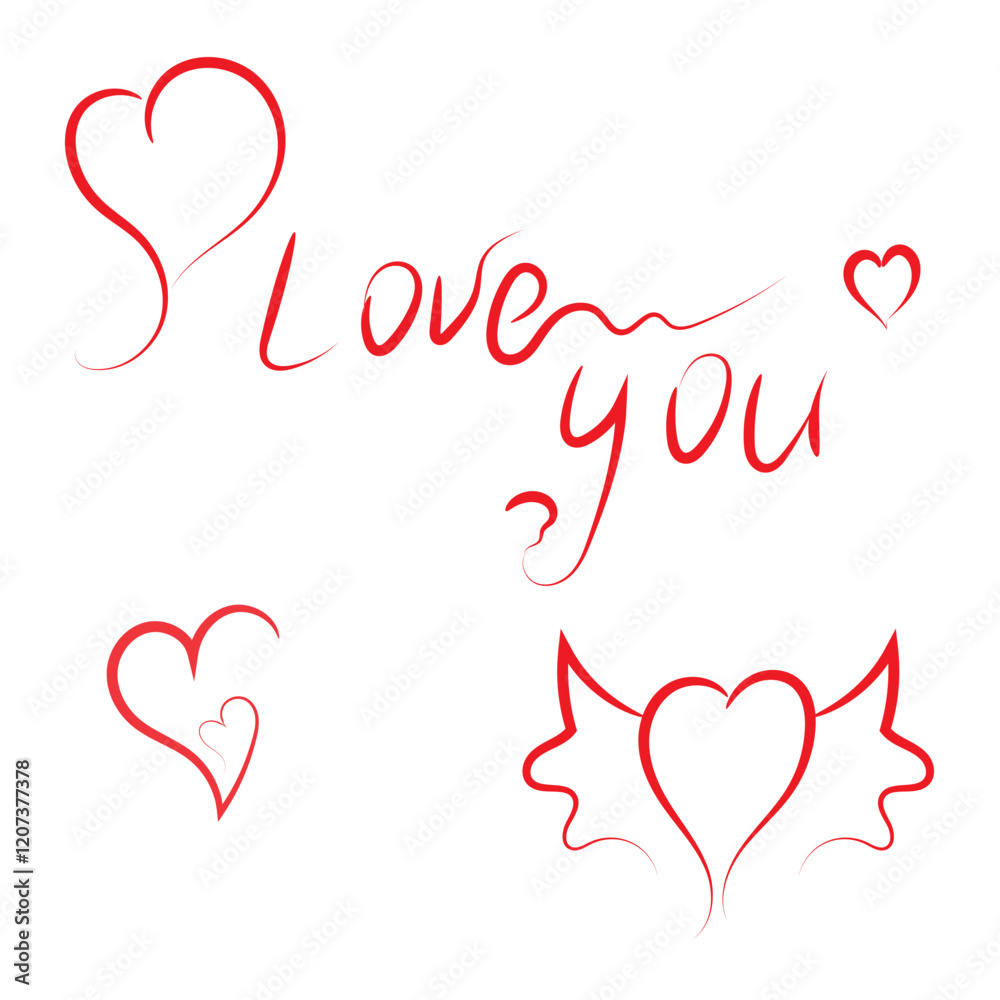 Happy Valentines Day. Red hearts on a white background. Set of red hearts on a white background. Red hearts on white background. Love icon set. Happy Valentines Day. Red hearts on a white background. Set of red hearts on a white background. Red hearts on white background. Love icon set.