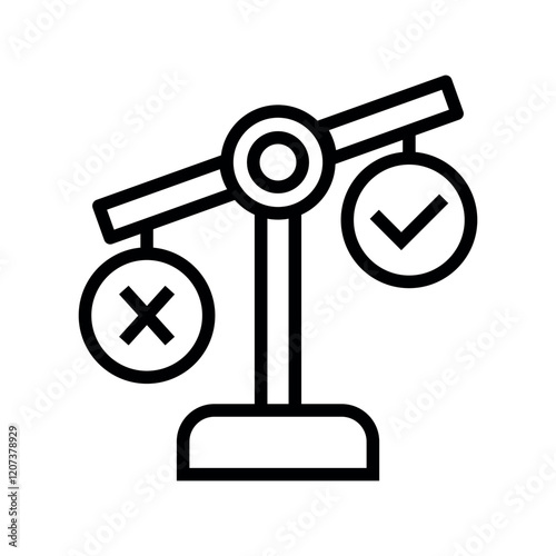 morality vector icon